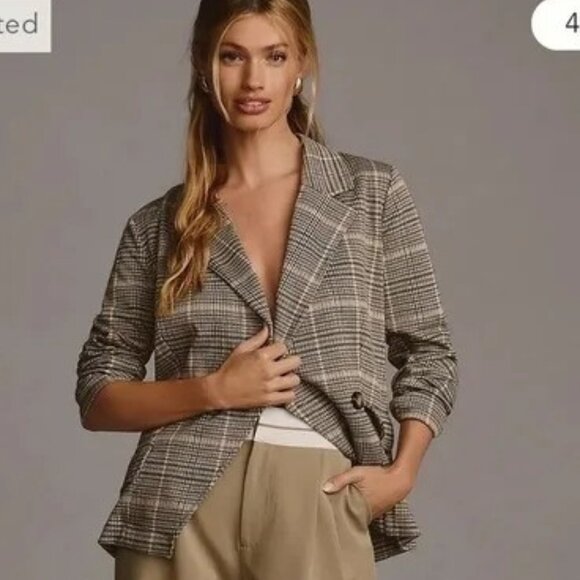 Anthropologie Jackets & Blazers - Anthropologie Maeve Collegiate Knit Blazer XSP